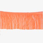 Neon színű vágott végű rojt 10 cm hosszú - ARANCIO